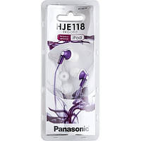 Навушники Panasonic HJE118 мр3 вакуумні фіолетові violet