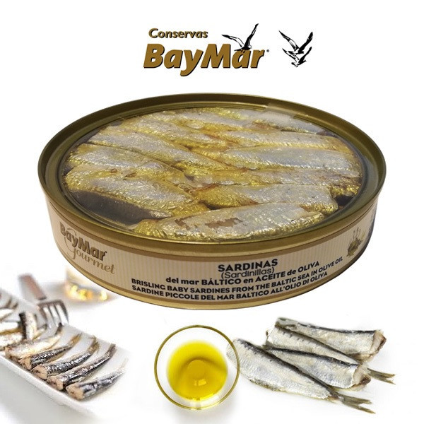 Сардіна в Оливковій олії BayMar Sardinas en oli de Oliva 120 г Іспанія