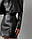 Стильний жіночий костюм трійка з еко шкіри короткий жакет, облягаючий топ коротка міні спідниця арт 8055, фото 2