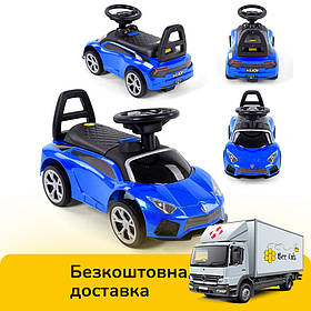 Толокар каталка Машинка Lamborghini JOY LB 205 Синій