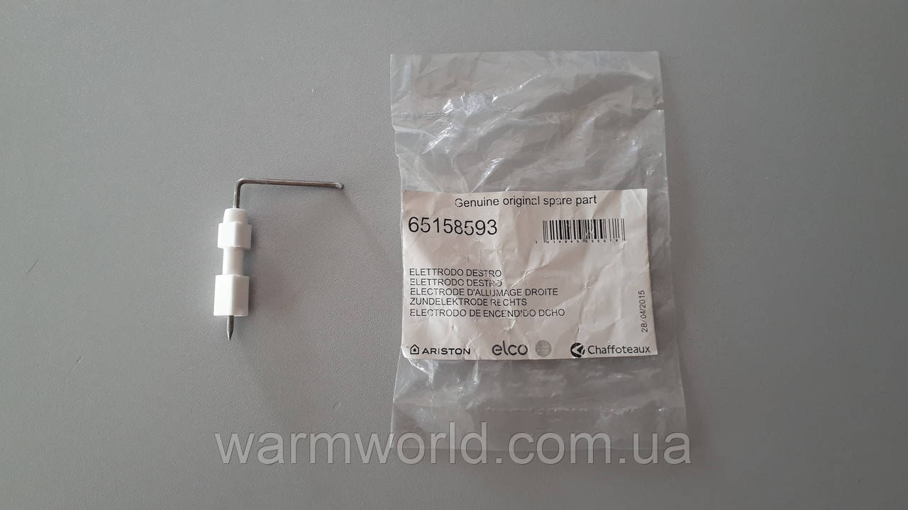 65158593 Електрод розпалу правий колонки Ariston DGI