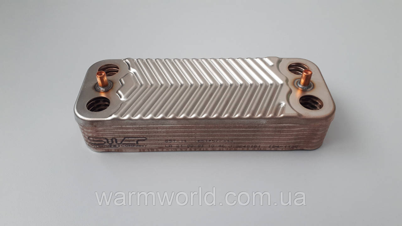1.022220 B Теплообмінник ГВП Mini 24 kw (без упаковки) 17B1901406 Immergas, фото 1
