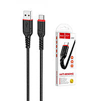 Кабель для зарядки і синхронізації Hoco X59 Victory USB - Type C | 3A | 1 м | чорний