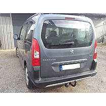 Фаркоп Peugeot Partner II L2 2008-2018 (Пежо Партнер 2) без підрізу бампера, фото 2