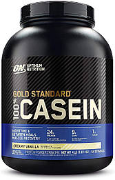 Казеїн Gold Standard 100% Casein Optimum Nutrition 1.8 кг Ваніль