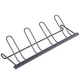 Сушарка для посуду Kamille 57,5х35х27,5 см з алюмінію з піддоном KM-0750, фото 2