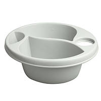 Гигиеническая миска Maltex Top and tail bowl big gray