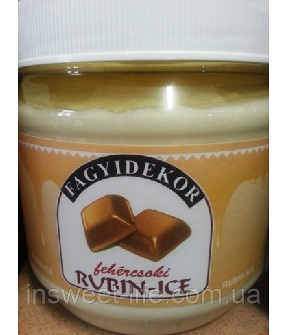 Глазури для мороженого Rubin-Ice Белый шоколад 1,2кг - фото 1 - id-p252294594