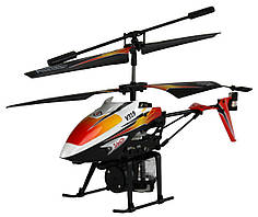 Вертоліт на пульті 3-к р/к мікро WL Toys V319 SPRAY з водяною пушкою (помаранчевий)