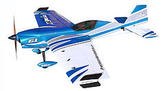 Літак радіокерований Precision Aerobatics XR-61 1550мм KIT (синій)