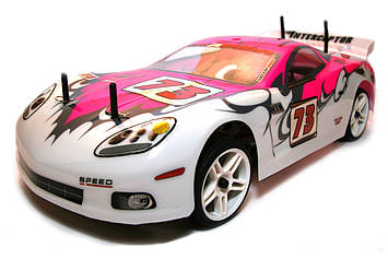 Радіокерована модель Шосейна 1:10 Himoto NASCADA HI5101 Brushed (рожевий)