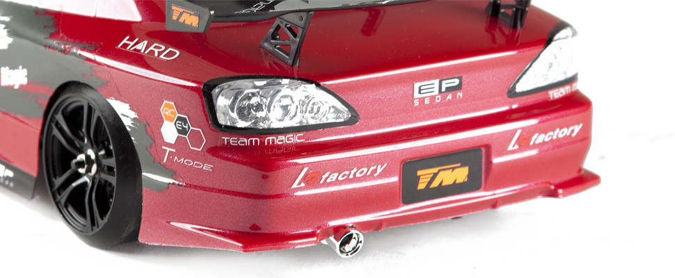 Дрифт 1:10 Team Magic E4D Nissan S15 (красный) (HM) - фото 3 - id-p1590935703