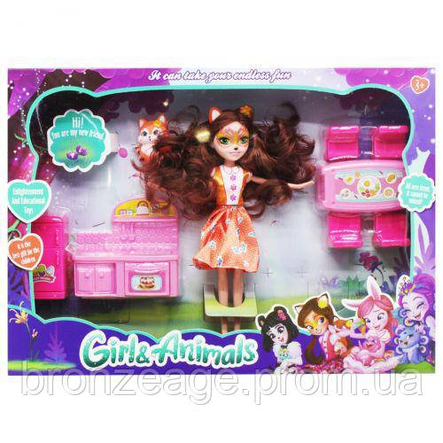Лялька "Enchantimals: Sage Skunk&Caper" з кухнею