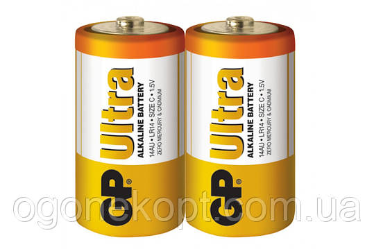 GP Ultra alkaline C LR-14 14AU-S2 1.5V, фото 1