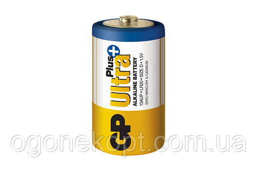Батарейки GP-Ultra Plus Alkaline D LR20 13AUP-S2 1.5V, фото 3