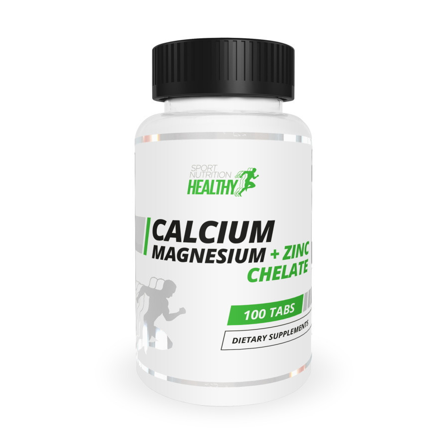 Мінеральний комплекс MST Nutriion Healcium Magnesium + Zinc Chelate 100 таблеток