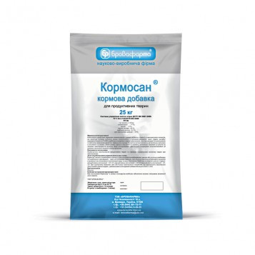 Кормосан 25 кг (Бровафарма) ветеринарний препарат для профілактики микотоксикоза.