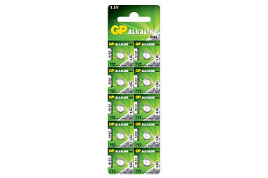 Батарейки GP Alkaline AG3 (192-U10, LR41), 1.5V Alkaline
