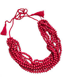 Намисто в етнічному стилі Коралове море  (Українська біжутерія)