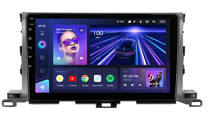 Штатна магнітола Teyes CC3 Toyota Highlander (2013-2018), фото 1