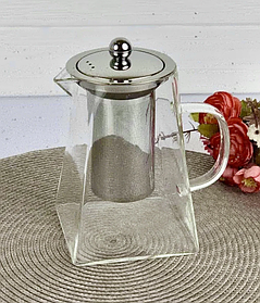 Чайник глек скляний 750 мл Edenberg EB-19022 / Чайник для заварки чаю термоскло