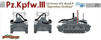 Pz.Kpfw.III Ausf.F ' Operation Seelowe'' 1\35 Cyber Hobby 6717