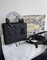 Сумка  Кристиан Диор Леди Christian Dior Lady Mini Black Premium 17х15х6