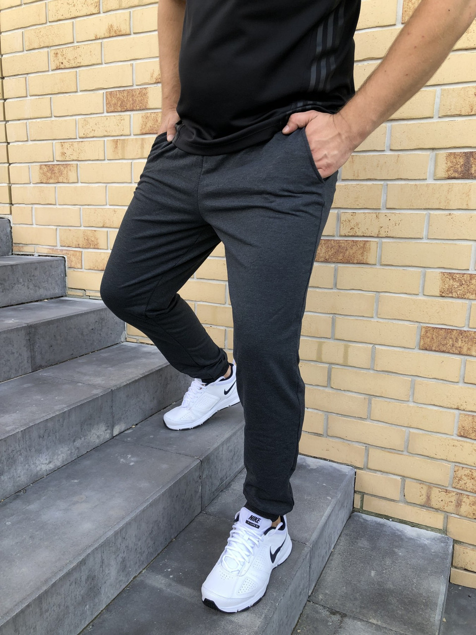 Штани чоловічі темно-сірий S, M, L ,XL