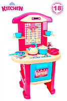 Игрушка "Моя первая кухня ТехноК", игрушечная кухня для детей от 3х лет, пластиковая игровая кухня арт. 3039