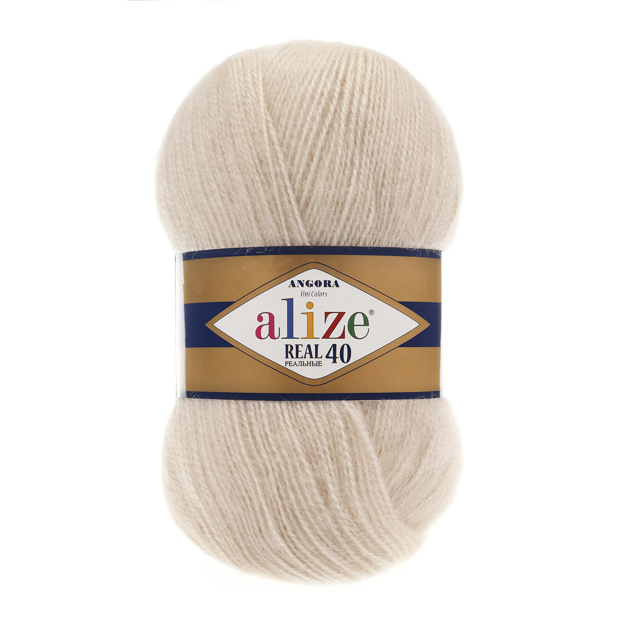 ANGORA REAL 40_67 молочно-бежевый - 40% шерсть, 60% акрил, фото 1