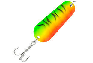 Блешня колебалка Kamasaki Spoon AT 25г Green Fish Holo
