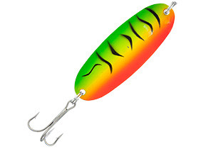 Блешня колебалка Kamasaki Spoon Light 10г Green Fish Holo, фото 1