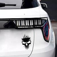 Наклейка Череп пламя, фото 4