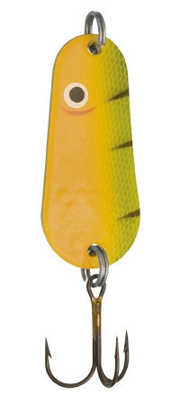 Блешня Wizard колебалка Catfish 4 - 20g срібло жовто-зелена +очей, фото 1
