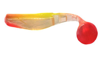 Силікон Wizard Predator 9см Lemon/Clear/Red Head, Tail