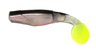 Силікон Wizard Predator 9см Black/Green/ Clear/Lemon Tail