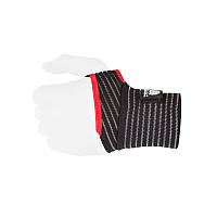 Кистевые бинты Power System Elastic Wrist Support PS-6000 Black/Red -UkMarket-