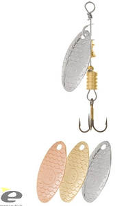 Блешня Wizard вертушка Bass 3 -3.5 g Silver