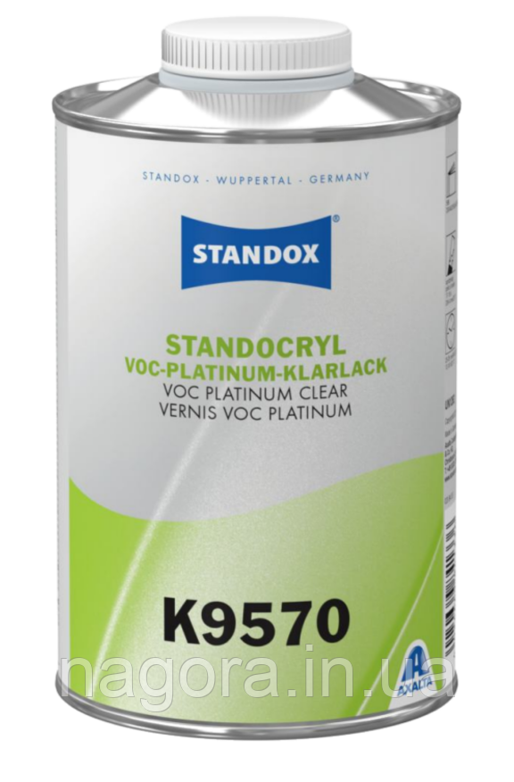 Високоміцний лак STANDOX VOC Platinum Clear K9570 (1 л), фото 1