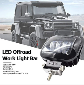 Фара-LED Квадрат 45W (15W*3) 10-30V 120*100*60mm Ближній/Flood Линзованная PREMIUM!ДХО 88BB-45W