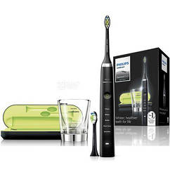 Набор электрических зубных щеток  Philips Sonicare DiamondClean HX9352/04 Black + кейс