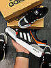 Чоловічі кросівки Adidas Drop Step Black Orange Адідас дроп степ чорні з помаранчевим демісезон, фото 8