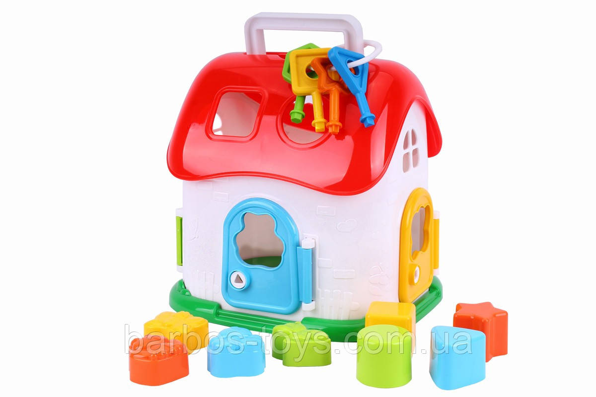 Іграшка розвивальна для малюків сортер "Домік ТехноК", арт. 6719, фото 1