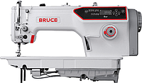 Bruce R6F-E Беспосадочная швейная машина с полусухой головкой и автоматическими функциями, для средних