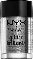 Глиттер для лица и тела NYX Cosmetics Face & Body Glitter (разные оттенки) Crystal - Silver opal (GLI06)