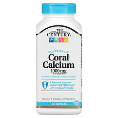 Кораловий кальцій 21st Century Coral Calcium 250 мг 120 капсул