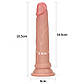 Фалоїмітатор Dual-Layered Liquid Silicone Nature Cock Flesh 7", 18,5х3,4 см., фото 5