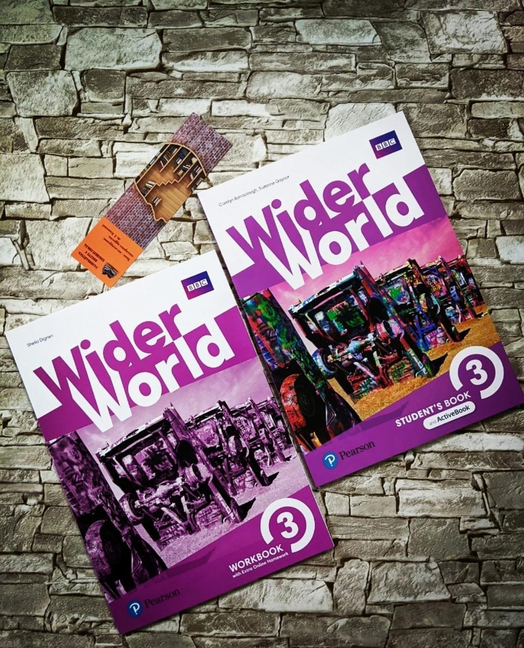Набір книг "Wider World 3 student's Book & Workbook" Pearson Английский язык (Учебник + Тетрадь) Оригинал
