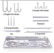 Мультитул кредитка виживальника Survival Multitool Card 17в1, фото 5