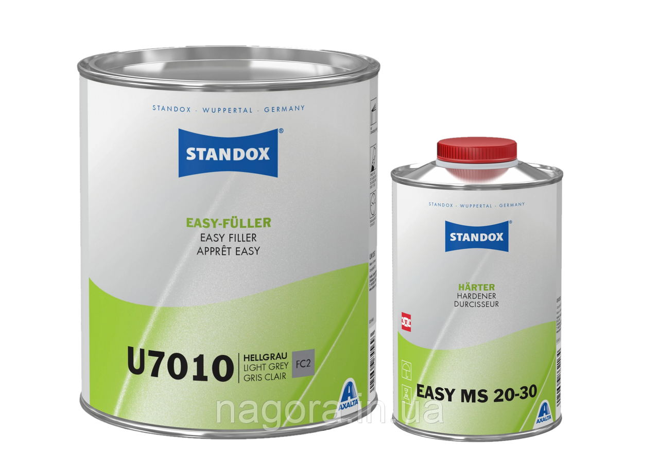 HS грунт-наповнювач STANDOX U7010 сірий + затверджувач (3,5 л+1л)